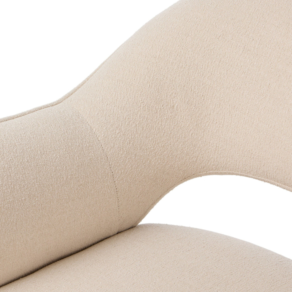 Blythe Swivel Chair - Crypton Wayfarer Snow