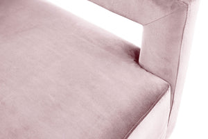 Jorge Accent Chair In Pink Velvet