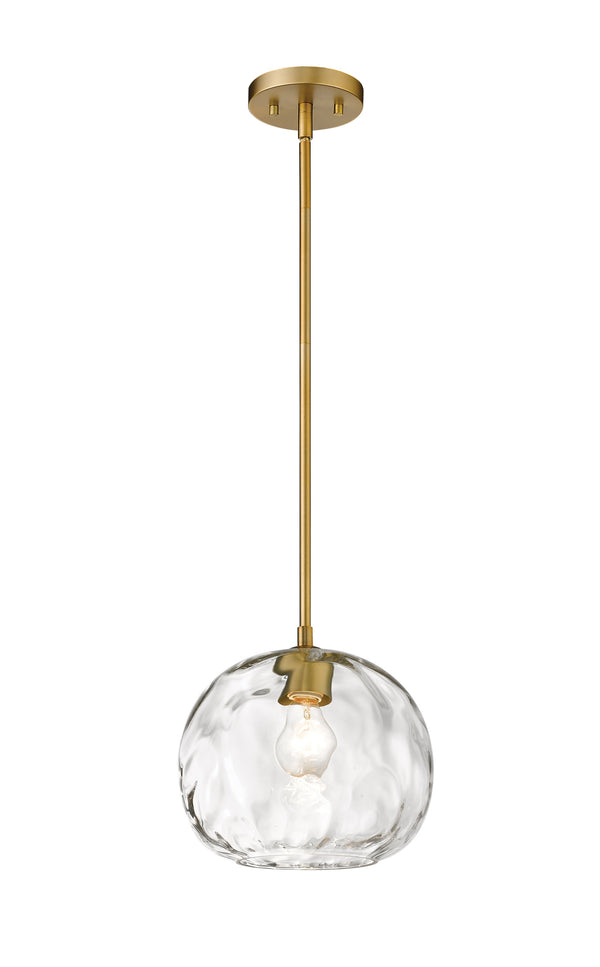 Chloe 1 Light Pendant in Olde Brass Finish