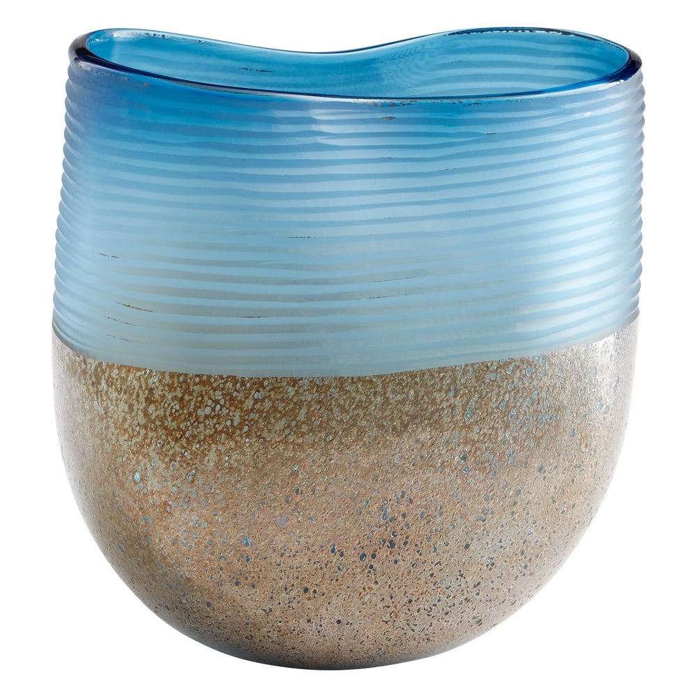 Medium Europa Vase in Blue and Iron Glaze