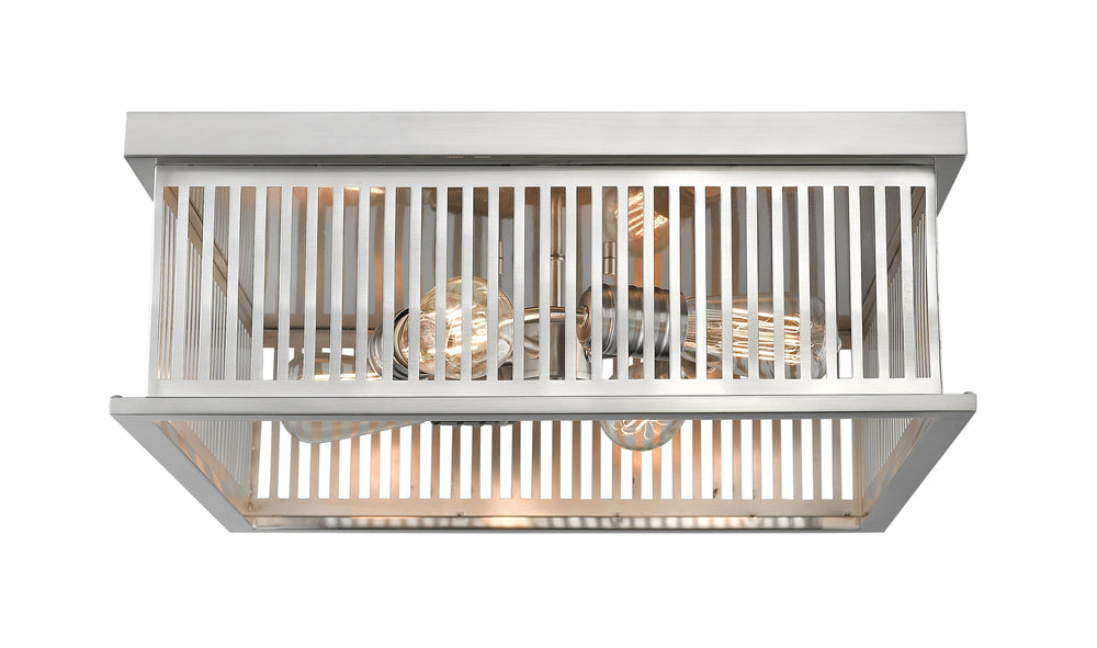 Camellia 4 Light Flush Mount in Brushed Nickel Finish