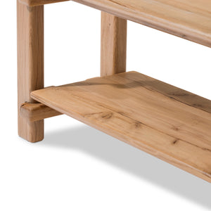 Marcia Low Console Table in French Oak