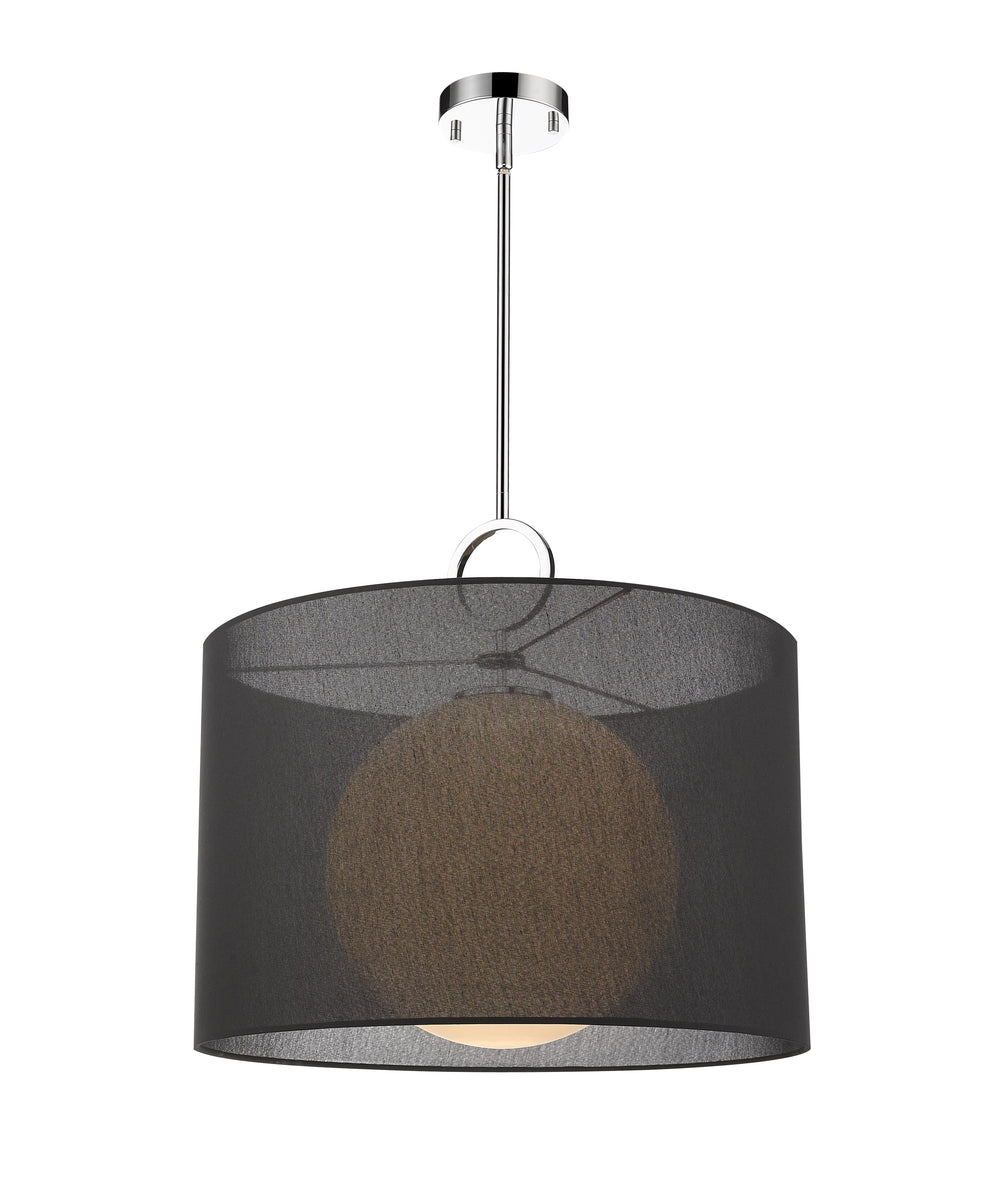 Arosia 1 Light Pendant in Chrome Finish