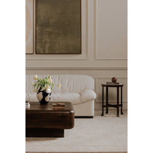 Halston Flecked Oat Sofa with Textured Upholstery