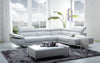 Russo Italian Leather Sectional Right Hand Chaise
