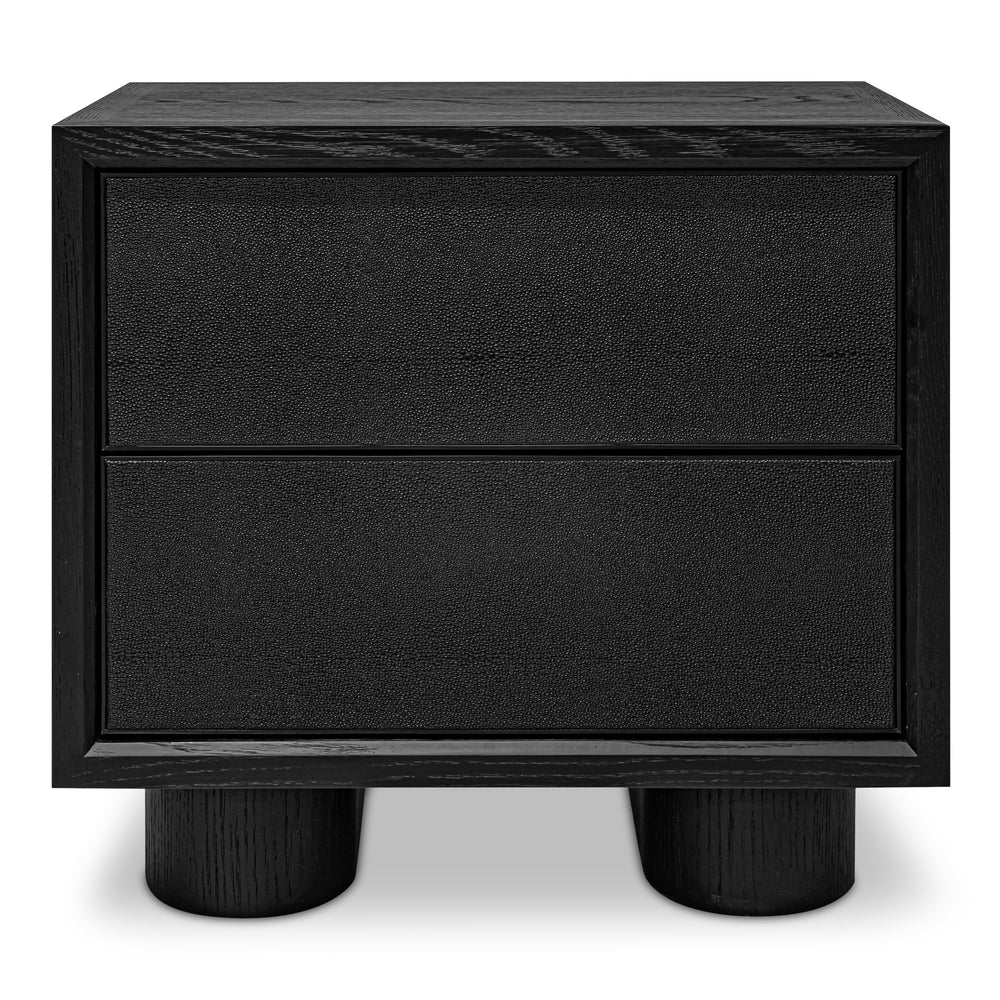 Moe's Marcelle Nightstand in Black Oak