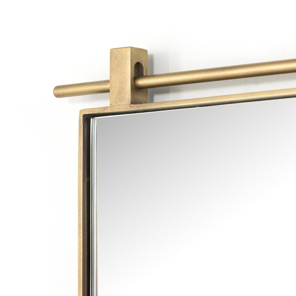Chico Small Arch Mirror - Antique Brass