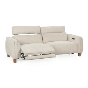 Conway Power Recliner Sofa with Dual Recline - Ivory