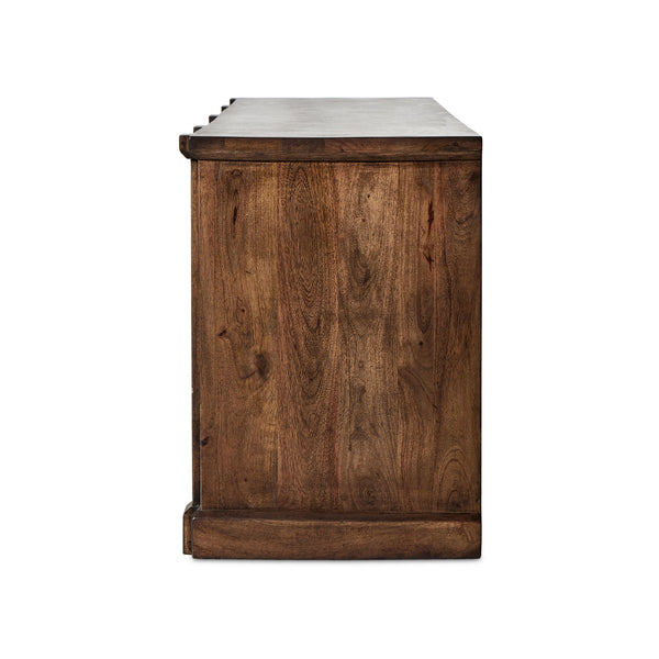Newton Media Console in Brown