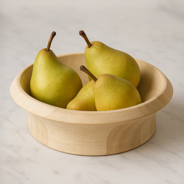 Olen Bowl in White Wash Mango Wood