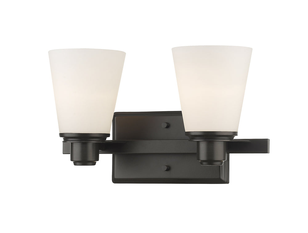 Kayla 2 Light Vanity  in Bronze Finish
