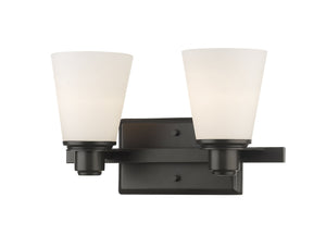 Kayla 2 Light Vanity  in Bronze Finish