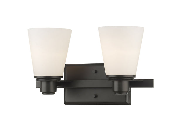 Kayla 2 Light Vanity  in Bronze Finish