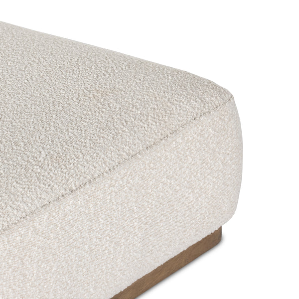 Sinclair Cocktail Ottoman In Knoll Natural