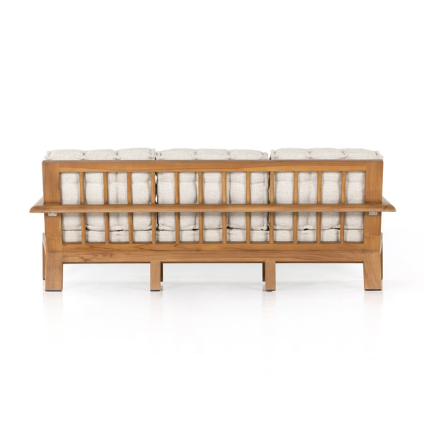 Beck Outdoor Sofa 85" In Natural Teak