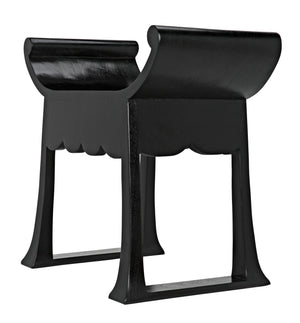 Wey Sungkai/Mindi Stool in Charcoal Black