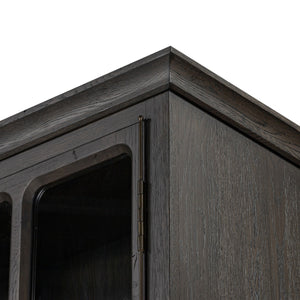 Dawes Cabinet - Smoked Black Oak