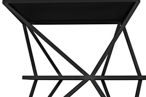 Sutro Shelf in Matte Black Industrial Steel