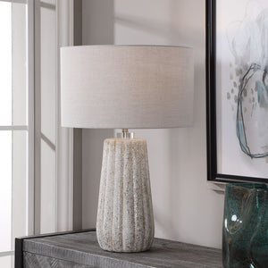 Pikes Stone-Ivory Table Lamp