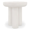 Rocca Side Table in Cream Concrete
