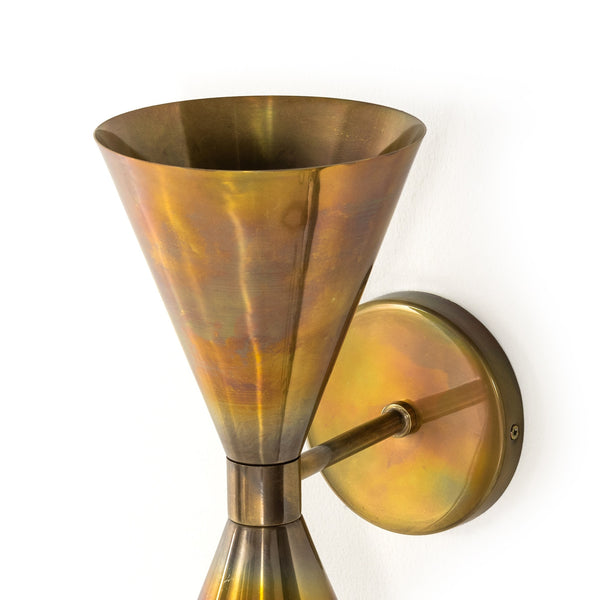 Clement Sconce In Burnt Brass