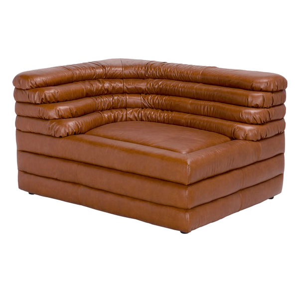 Bandera Sofa, L, Roche Tan Leather