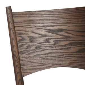 Jovan Dining Chair - Stained Saddle Brown