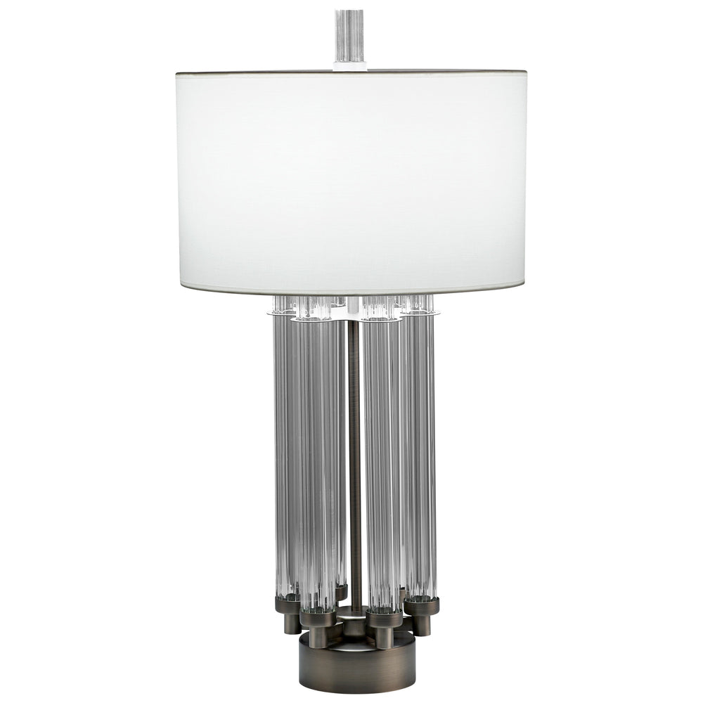 Vidro Lamp in Antique Silver