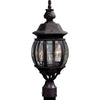 Classico AC8363RU Outdoor Post Light in Rust