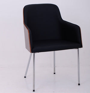 Hudson Arm Plywood/Mb In Black Leather