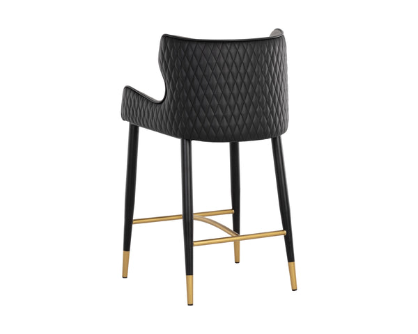 GIANNI COUNTER STOOL - DILLON STRATUS / DILLON BLACK