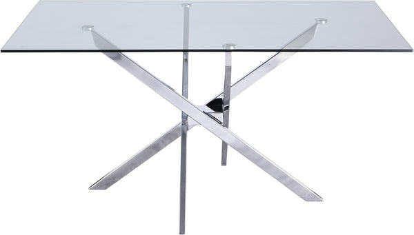 Sophia Dining Table In Chrome