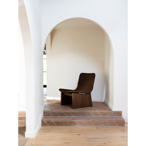Moe's Savanna Outdoor Accent Chair in Brown