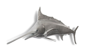 Blue Marlin Fish, Aluminum Finish