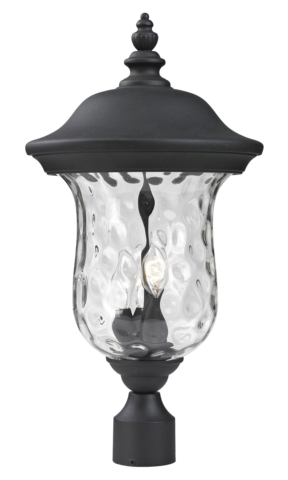 Armstrong Outdoor Post Light in Black Finish