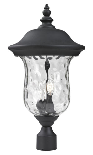 Armstrong Outdoor Post Light in Black Finish