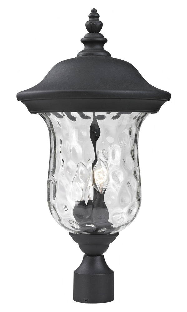Armstrong Outdoor Post Light in Black Finish