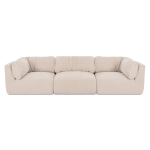 Matina Modular Sofa in Oatmeal Chenille