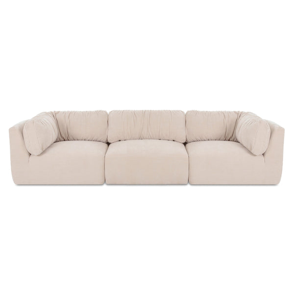Matina Modular Sofa in Oatmeal Chenille