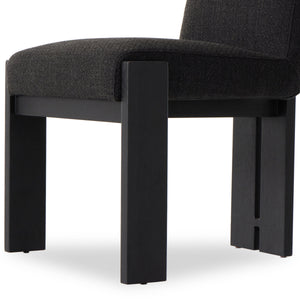 Roxy Dining Chair In Gibson Black