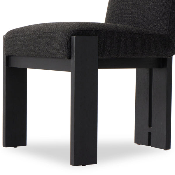 Roxy Dining Chair In Gibson Black