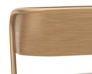 KEANU DINING CHAIR - ANTIQUE GOLD