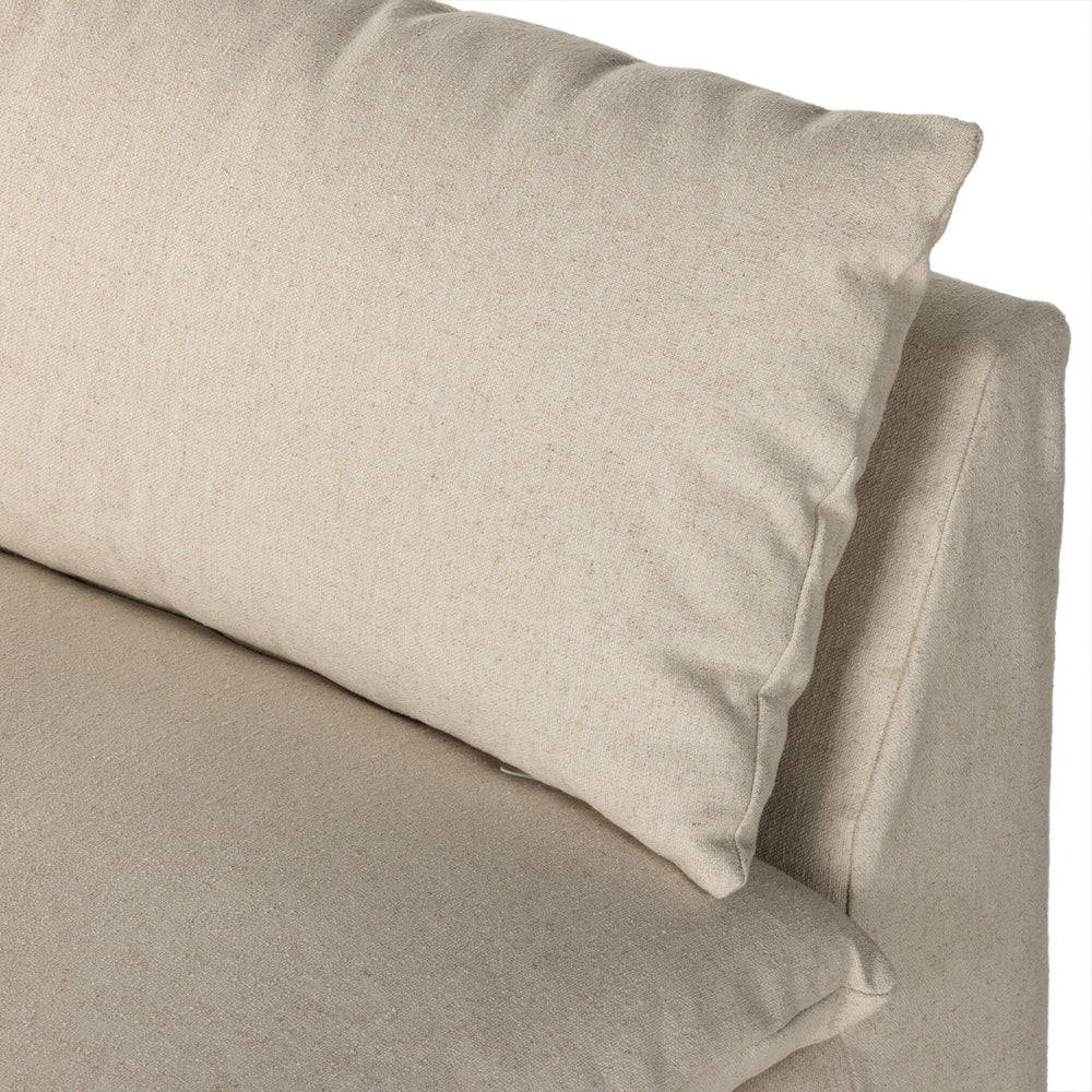 Grant Slipcover Sectional In Antwerp Natural And Espresso