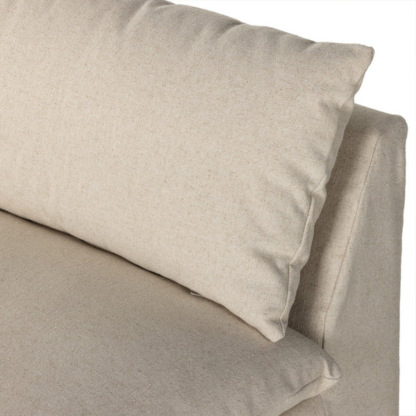 Grant Slipcover Sectional In Antwerp Natural And Espresso
