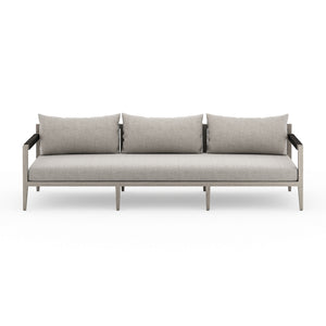 Sherwood Outdoor Sofa In 93" In Grey/Stone Gre