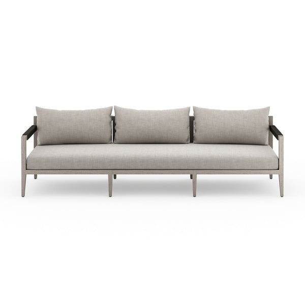 Sherwood Outdoor Sofa In 93" In Grey/Stone Gre