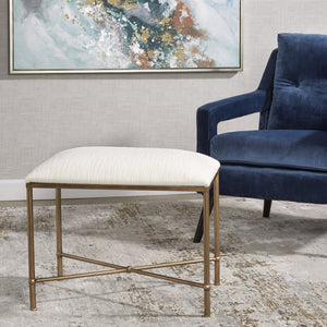Avenham Small Gold Framed Bench