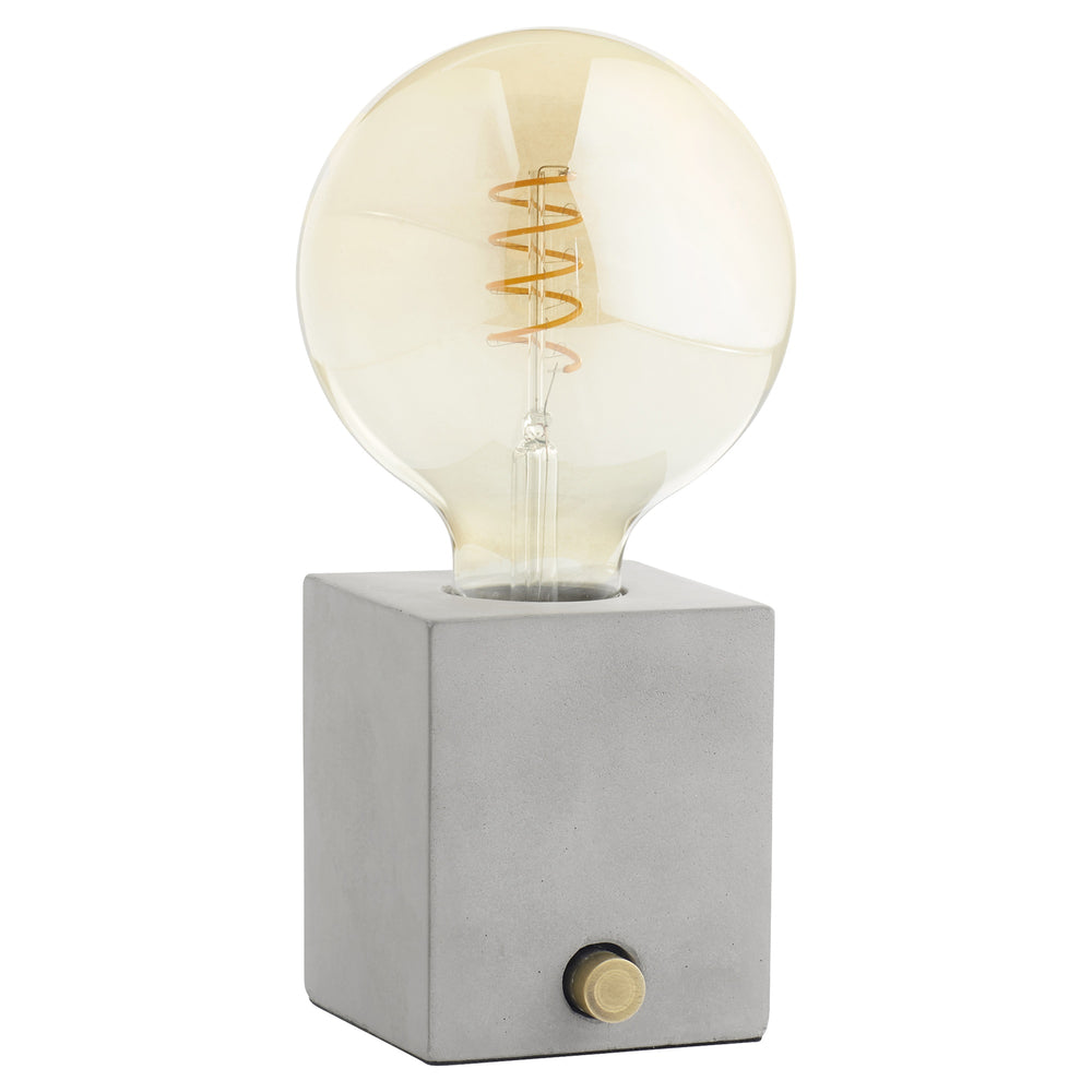 Solid Inversion Tble Lamp in Grey