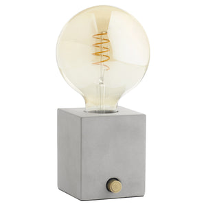Solid Inversion Tble Lamp in Grey