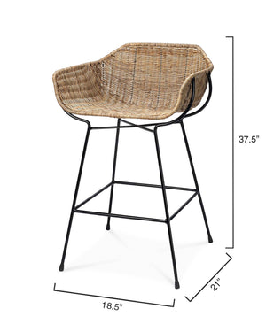 Nusa Rattan Counter Stool
